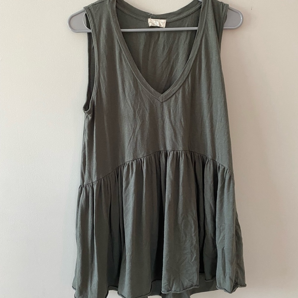 Anthropologie Tank Peplum